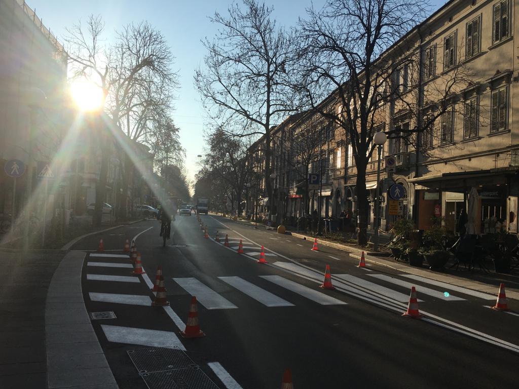 Copertina per Corso Italia inizia a diventare a senso unico, ecco come cambia l'ingresso al centro storico di Gorizia